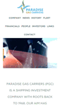 Mobile Screenshot of paradisegascarriers.com